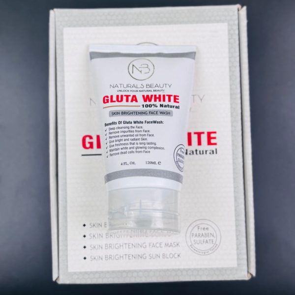 Gluta White Original Skin Brightening Face Wash – Glow Naturally! (120ml)