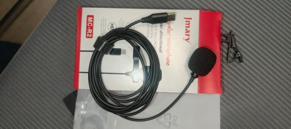 Jmary MC-R2 Type-C Lavalier Microphone with Clip