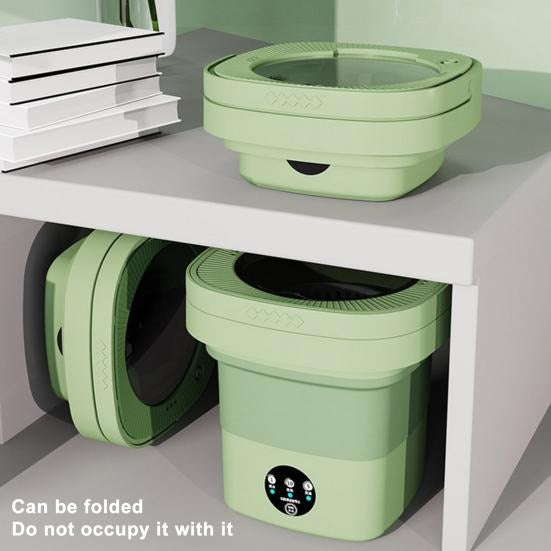6.5L Portable Foldable Washing Machine – Mini High-Speed Washer for Small Clothes | Travel-Friendly