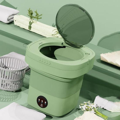 6.5L Portable Foldable Washing Machine – Mini High-Speed Washer for Small Clothes | Travel-Friendly