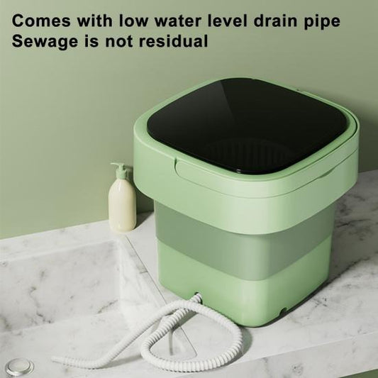 6.5L Portable Foldable Washing Machine – Mini High-Speed Washer for Small Clothes | Travel-Friendly