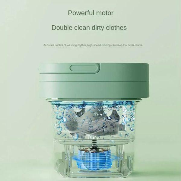 6.5L Portable Foldable Washing Machine – Mini High-Speed Washer for Small Clothes | Travel-Friendly