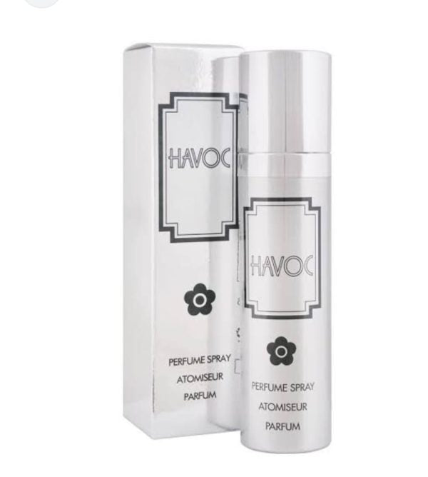 Havoc Silver Perfume Spray – 75ml | Elegant, Unisex Fragrance for Daily Wear