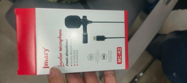 Jmary MC-R2 Type-C Lavalier Microphone with Clip