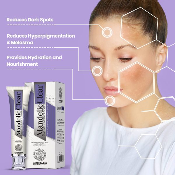 Mandalic Brightening Cream – Clear & Even Skin | Gentle Exfoliating Face Cream with Mandelic Acid | For All Skin Types
