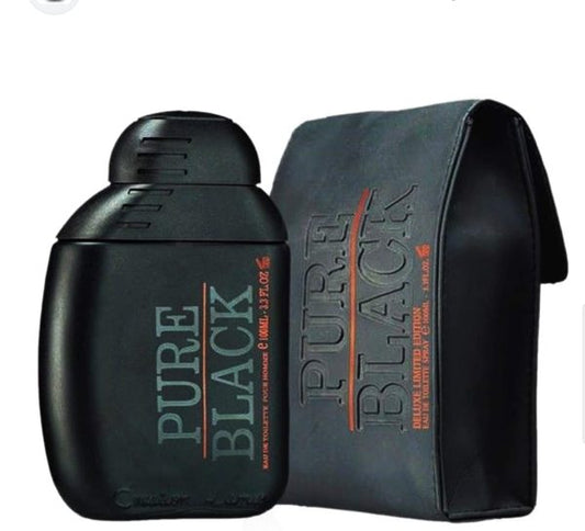 Creation Lamis Pure Black Eau De Toilette Spray for Men – Bold, Long-Lasting Designer-Inspired Fragrance | 100ml