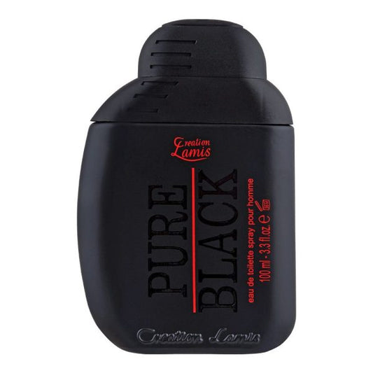 Creation Lamis Pure Black Eau De Toilette Spray for Men – Bold, Long-Lasting Designer-Inspired Fragrance | 100ml