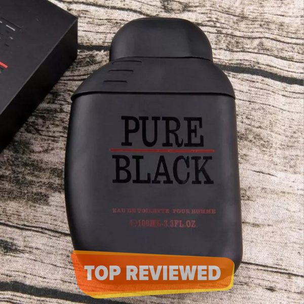 Creation Lamis Pure Black Eau De Toilette Spray for Men – Bold, Long-Lasting Designer-Inspired Fragrance | 100ml