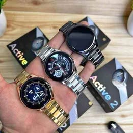 Samsung Galaxy Watch Active 2 – Stainless Steel | 44mm | Super AMOLED Display | IP68 Water Resistant | ECG Certified – Silver/Black