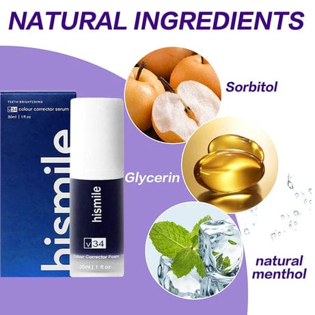 Hismile V34 Colour Corrector Serum – Instant Teeth Whitening | Purple Tooth Serum – 30mlHismile V34 Colour Corrector Serum – Instant Teeth Whitening | Purple Tooth Serum – 30ml