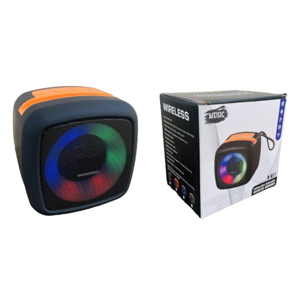 X-911 Professional Designer BT Wireless Speaker – High-Quality Portable Audio Box (Random Color)