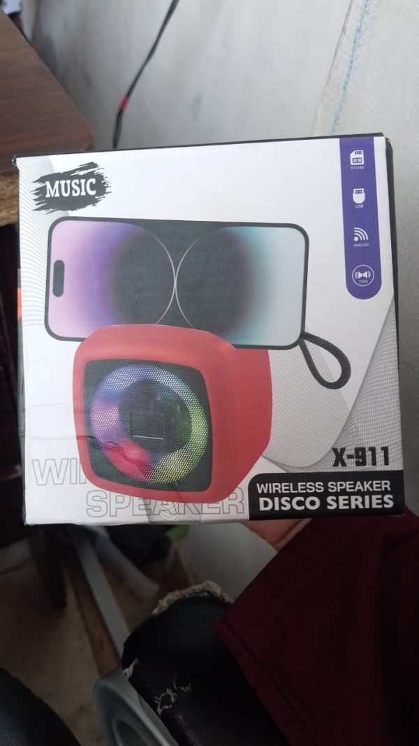 X-911 Professional Designer BT Wireless Speaker – High-Quality Portable Audio Box (Random Color)